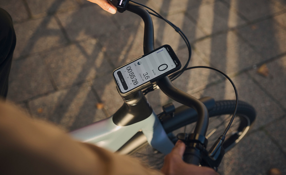 Ogni cliente può tenere d’occhio i dati del percorso in tempo reale direttamente dall’e‑bike.