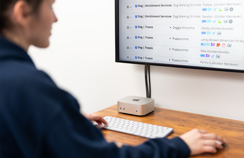 Met Mac mini is het heel eenvoudig om taken vast te leggen en te bekijken.