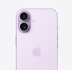 Prikaz stražnje strane iPhonea 17 u boji lavande, sa sustavom s dvojnom kamerom Fusion u gornjem lijevom kutu